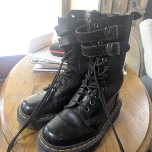 Dr. Martens Black Leather Boots